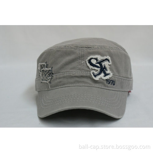 hat summer military cap with patch